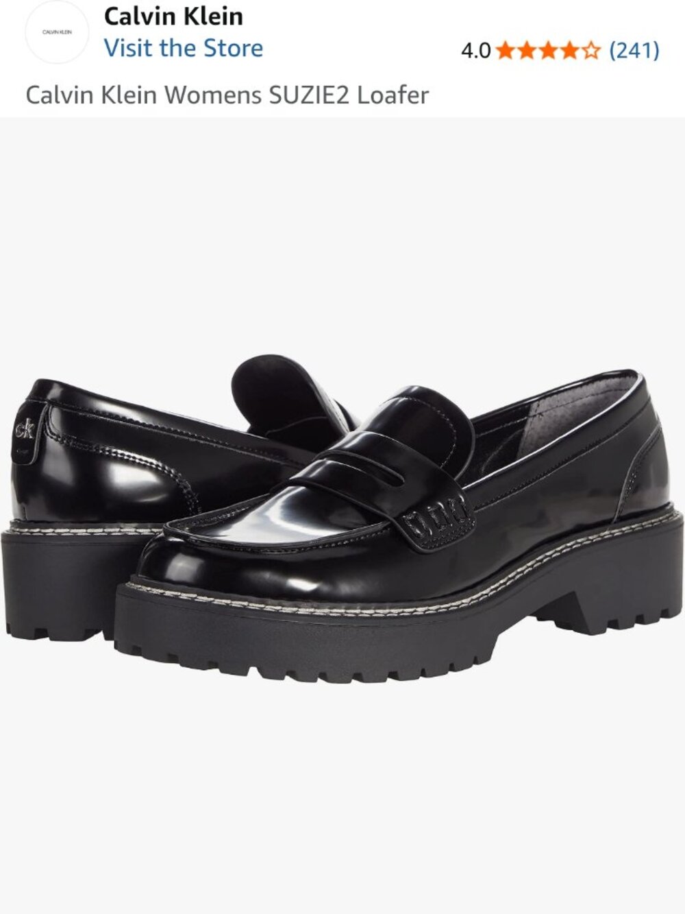 Calvin Klein Womens SUZIE2 Loafer